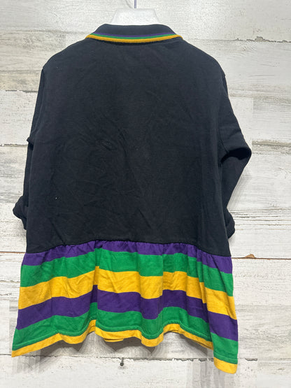 Size Large Child (Fits Like 8/10)  Kaplin Mardi Gras Tunic - Good Used Condition