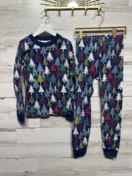 Hanna Andersson Organic Cotton Holiday Tree Pajama Set - Kids Size 8 (130 cm) - Very Good Used Condition