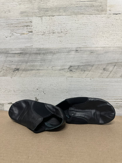 Fit Like 12 kids - marked Size 4M (Youth) Capezio EJ2 Style Black Split Jazz Shoes Shoes - Good Used Condition