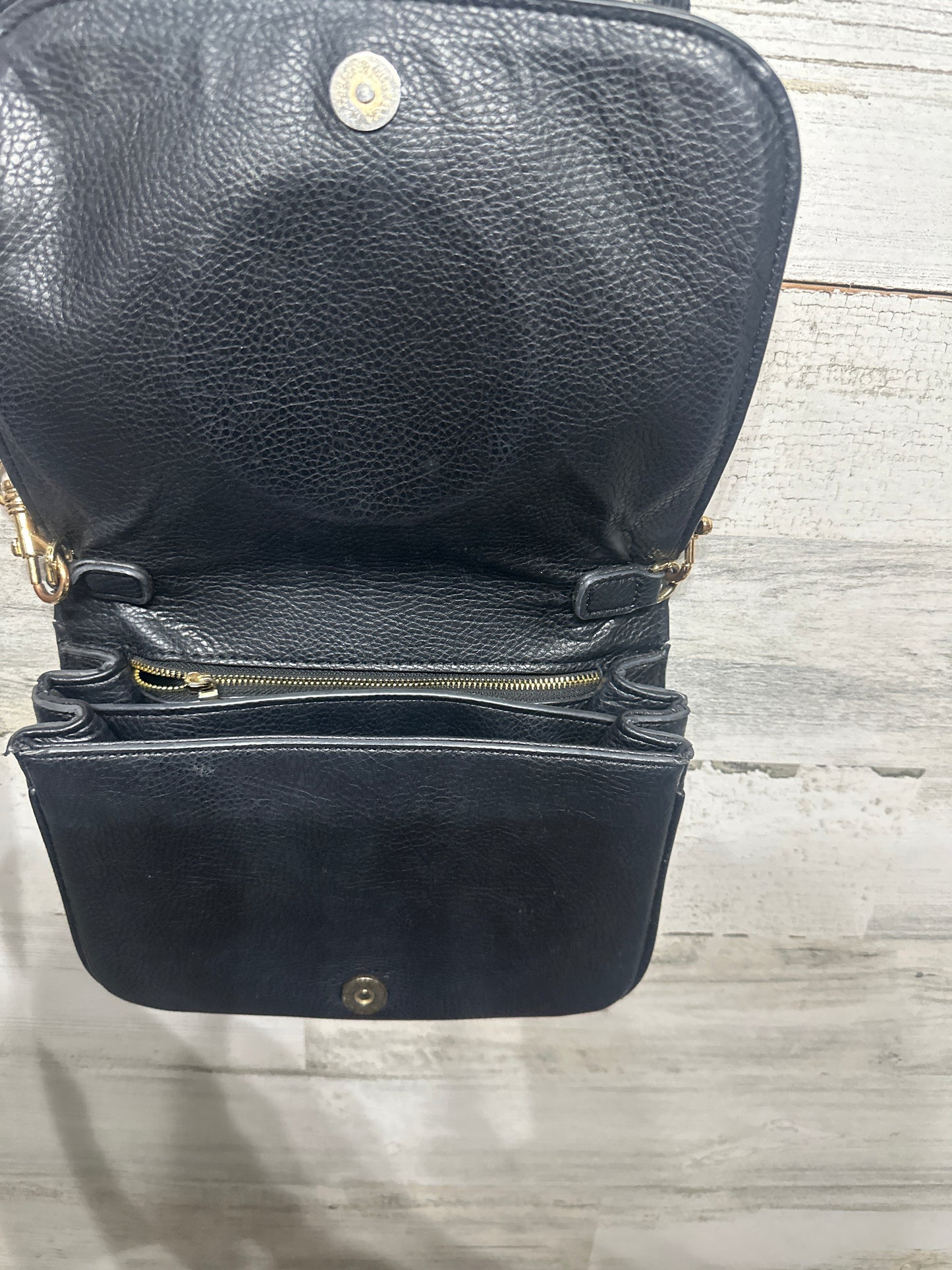 ToryBurch Crossbody Black Leather Purse - Good Used Condition