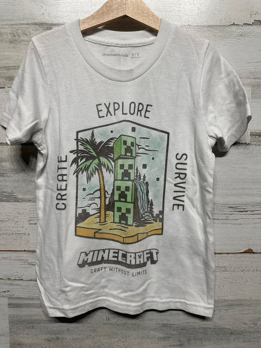 Boys Size 5/6 Abercrombie Kids Minecraft Shirt - Good Used Condition*