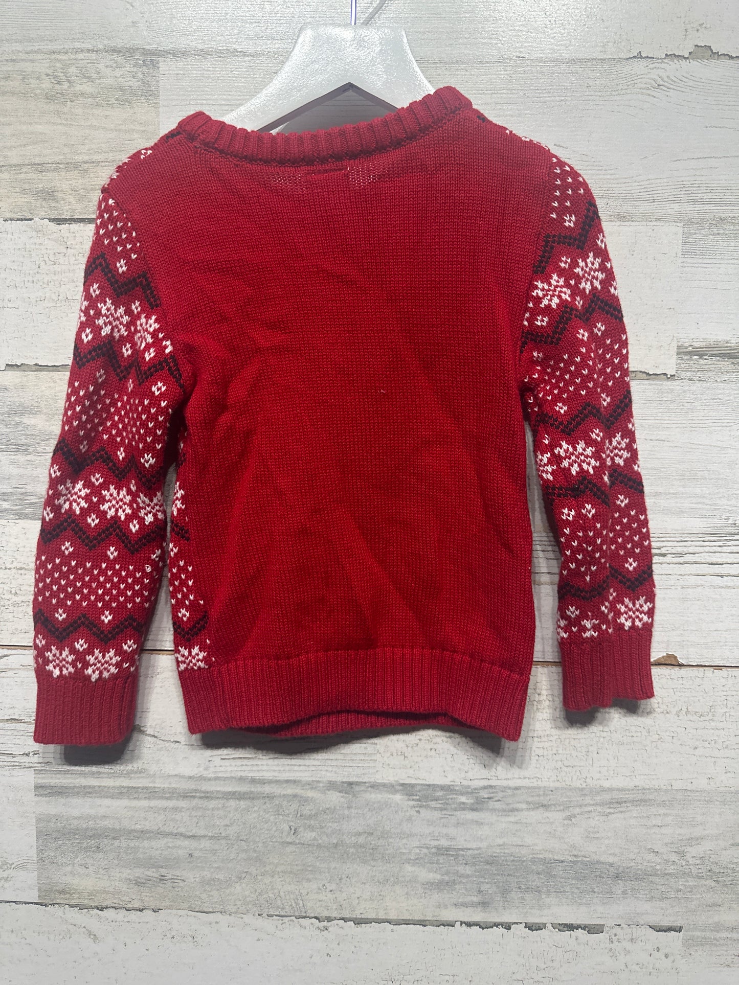 Boys Size 4t Holiday Time Santa Sweater - Good Used Condition