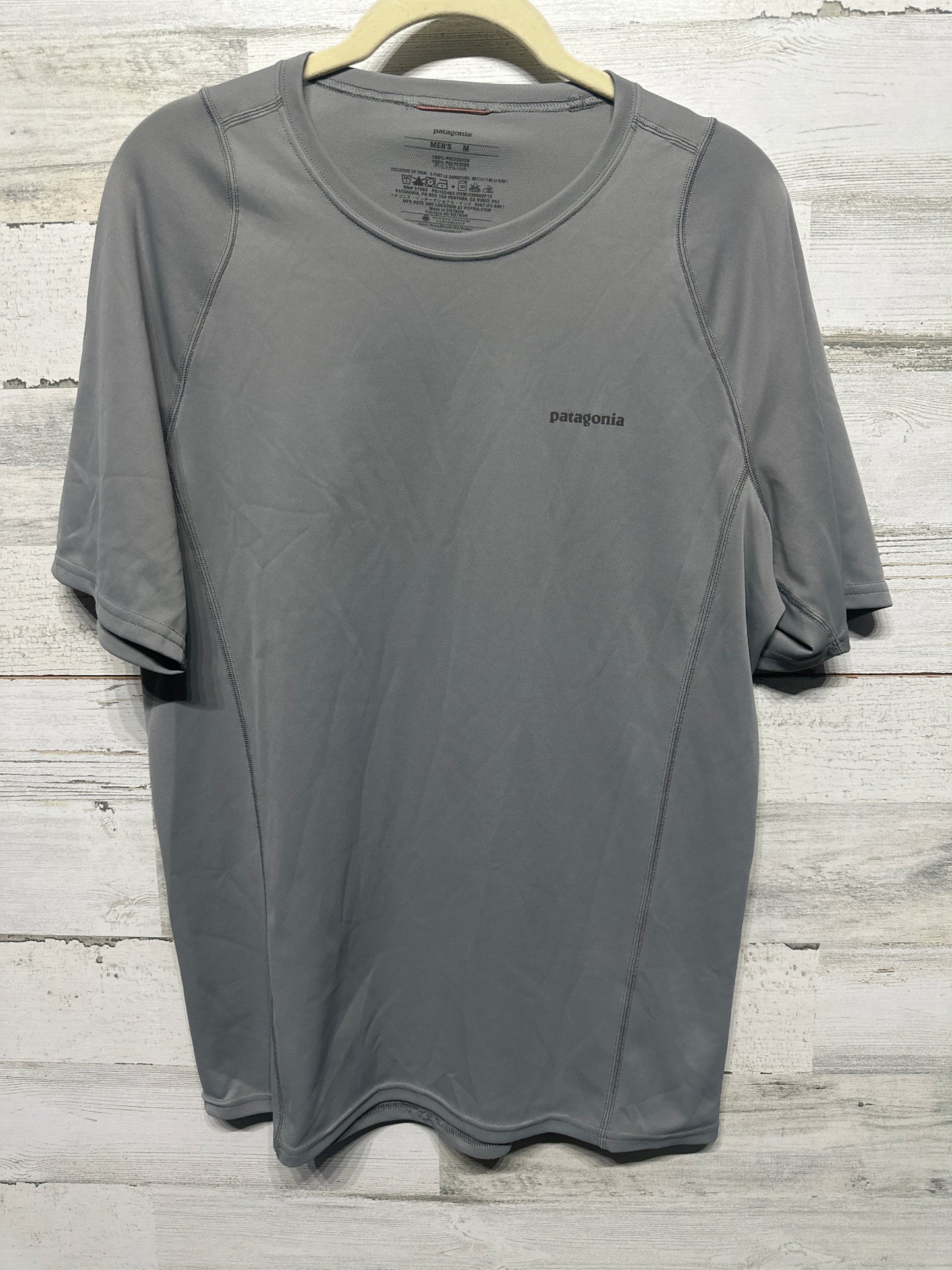 Patagonia Men’s Medium Quick Dry Shirt Grey VGUC