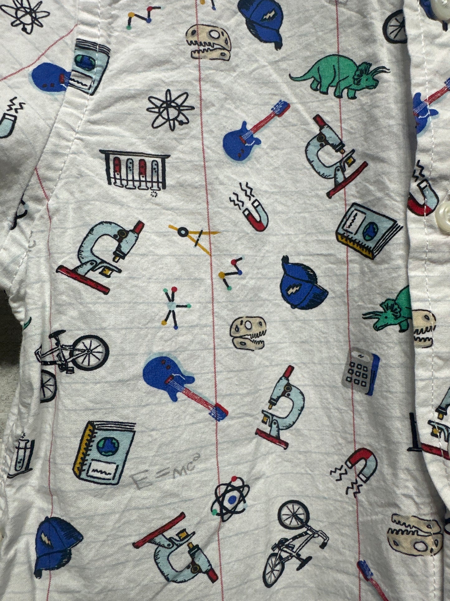 Boys Size 7/8 Children's Place Button Up Shirt - Good Used Condition