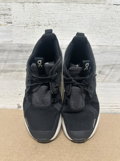 Youth 4 On Cloud Black Shoes - Good Used Condition