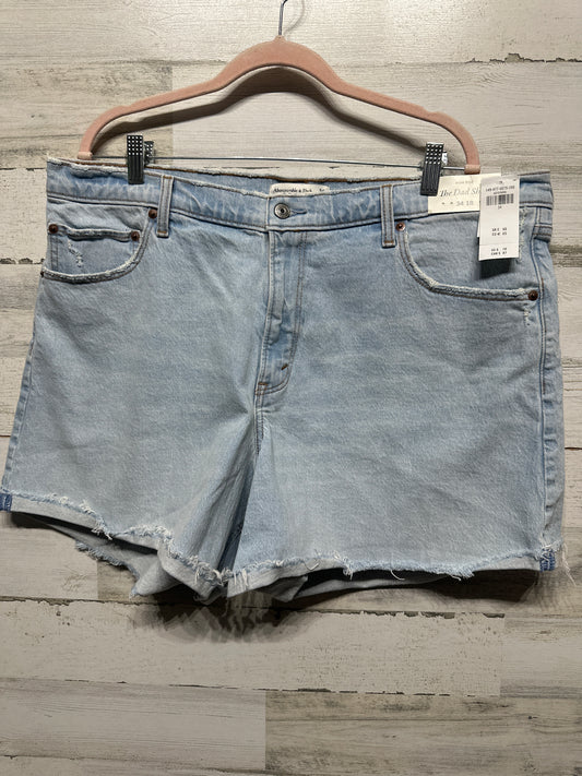 Women's Size 34 (18) Abercrombie and Fitch "The Dad Short" High Rise Denim Shorts - New With Tags