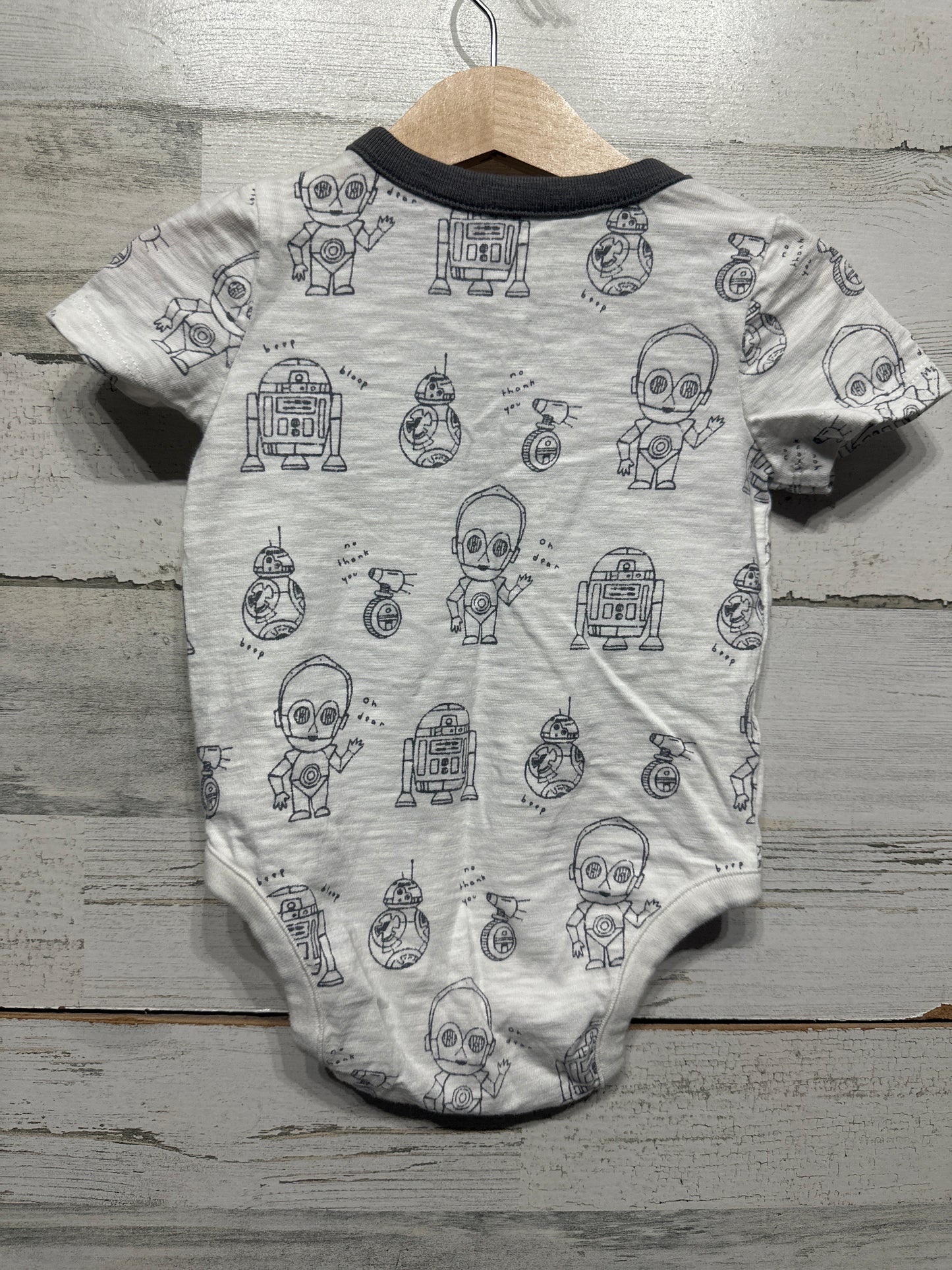 Boys Preowned Size 12-18m Gap Star Wars Bodysuit - Good Used Condition