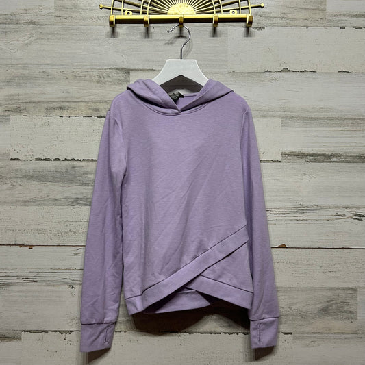 Girls Size 7/8 Eddie Bauer Lavender Hoodie With Thumbholes - Play Condition**