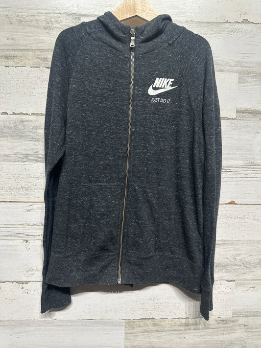 Girls Size Large Nike Hooded Zip Up Jacket - Very Good Used Condition