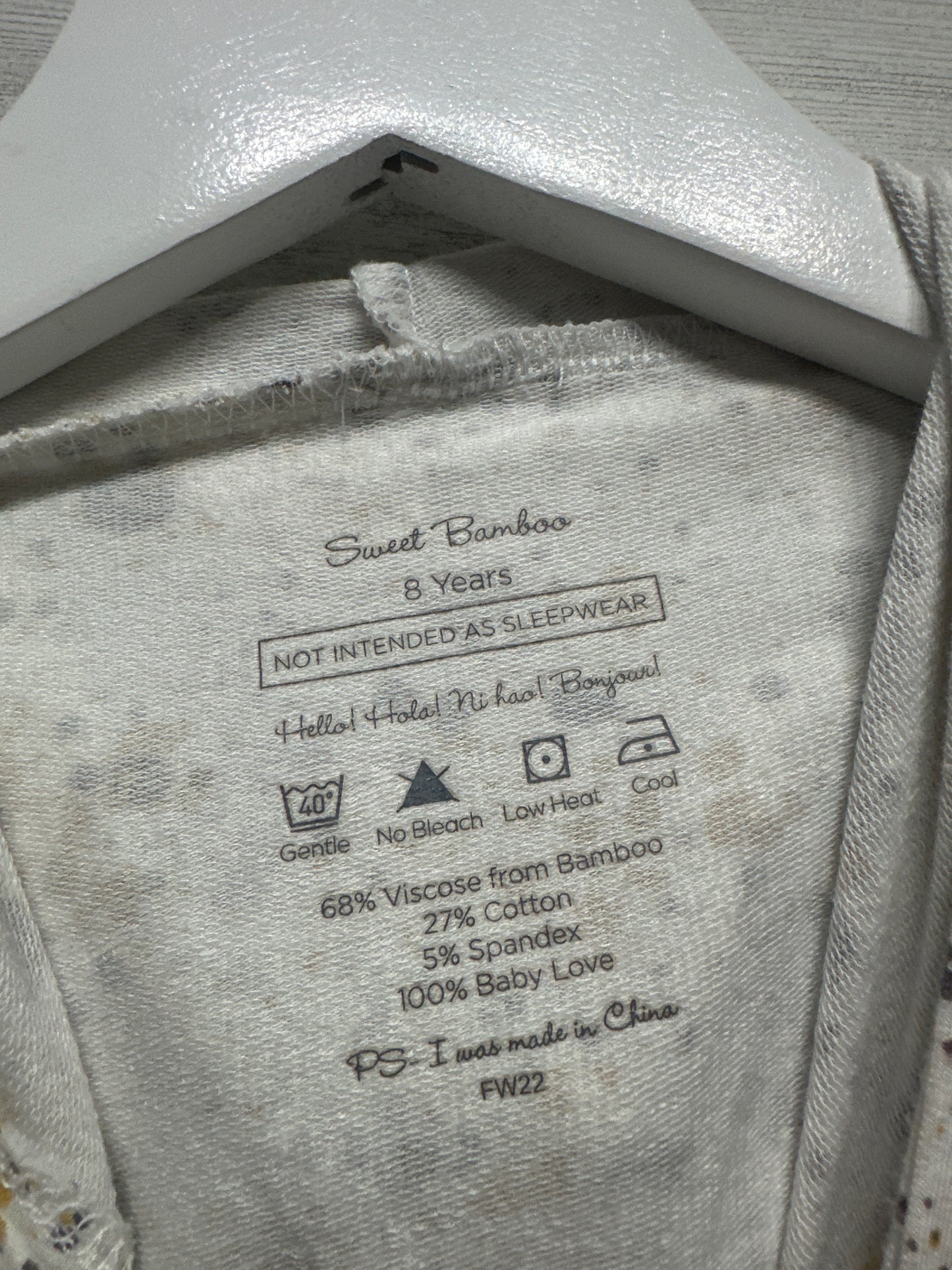 Boys Size 8 Sweet Bamboo Splatter Hoodie and Jogger Set - Play Condition*