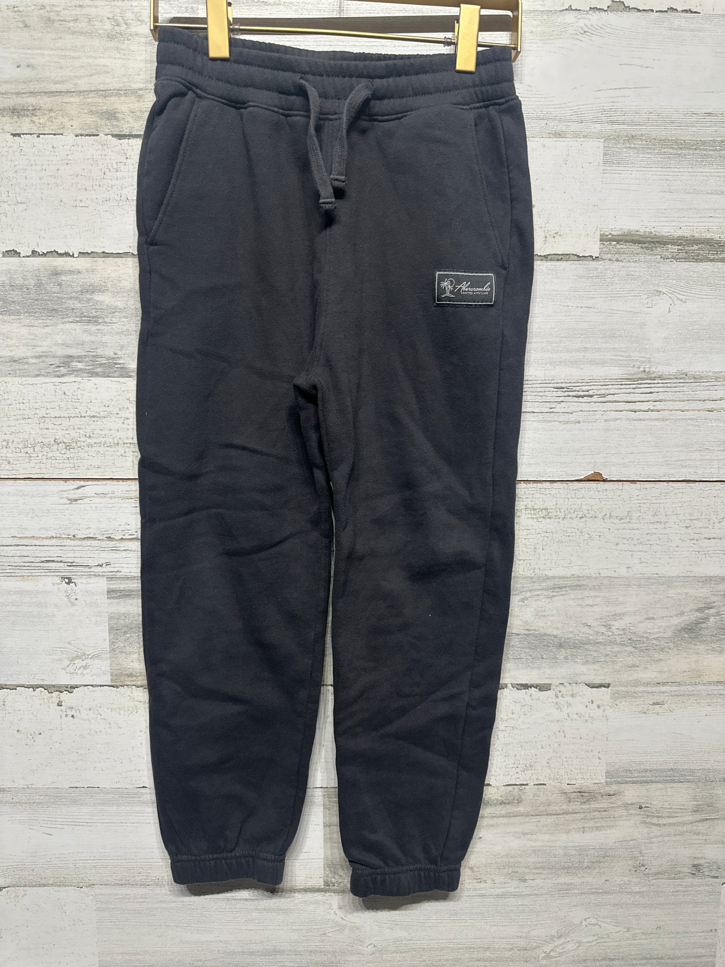 Boys Size 7/8 Abercrombie Kids Dark Grey Sweatpants - Very Good Used Condition