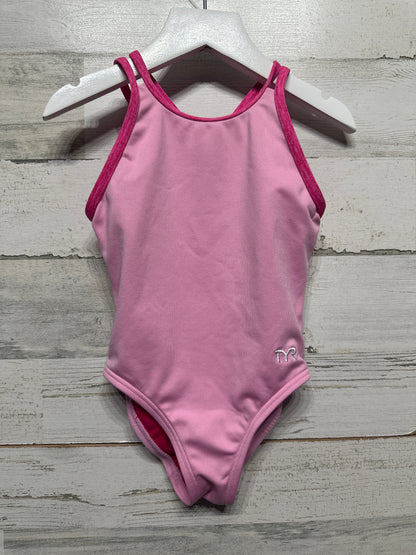 Size 5t TYR One Piece Pink Competitive Swimsuit - Very Good Used Condition