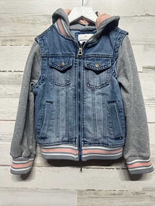 Denim Hooded Jacket -Urban Republic  - Girls Size Small 7/8 - Very Good Used Condition