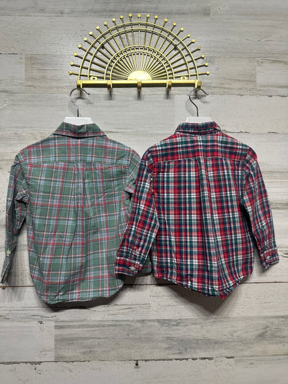 Size 2/2t Ralph Lauren / Janie and Jack Plaid Button Up Shirts - Very Good Used Condition