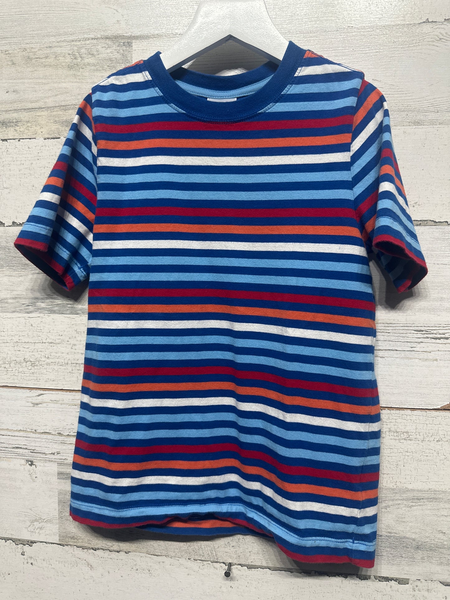 Boys Size 6-7 (120 cm) Hanna Andersson Striped Shirt - Very Good Used Condition
