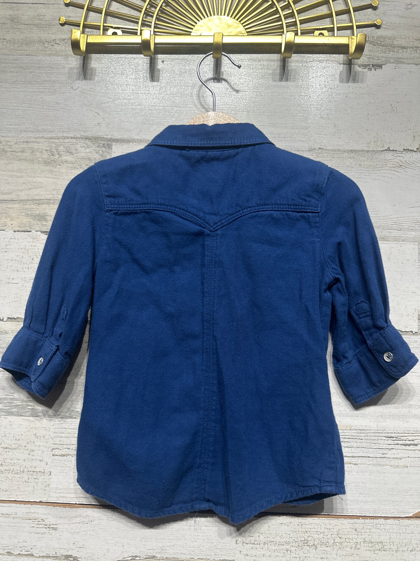 Levi’s Rainbow Embroidered Toddler 3T (2-3 Yrs) Button Up Shirt VGUC