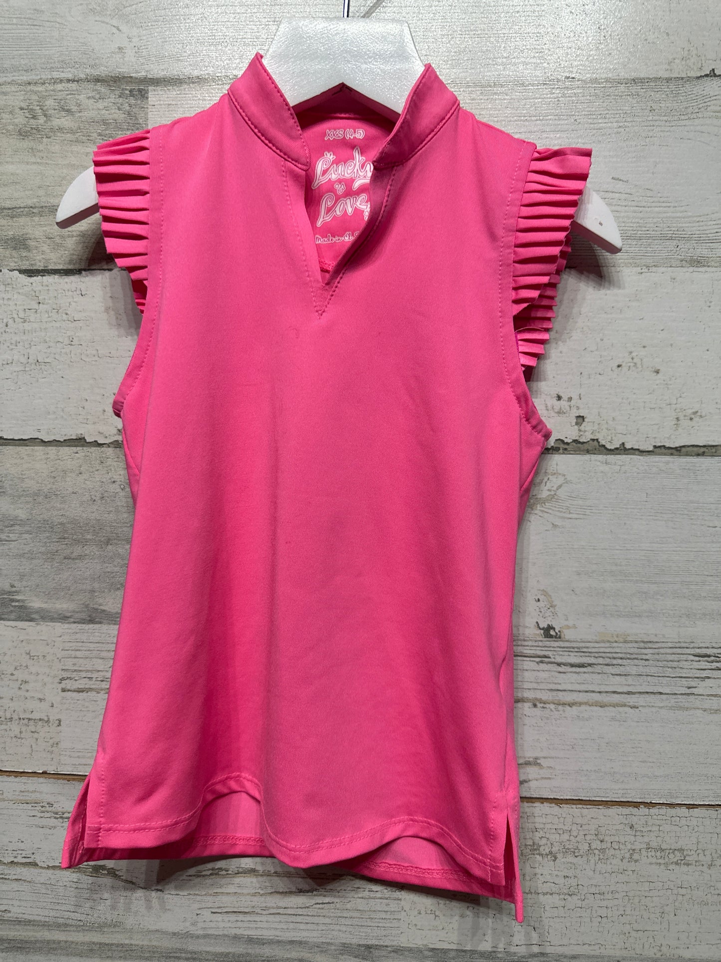 Girls Size 4-5 (XXS) Lucky in Love Active Top - Play Condition*
