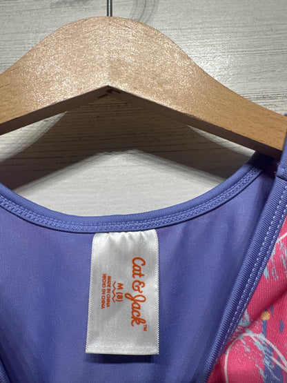 Cat & Jack Purple and Pink Sleeveless Leotard - Dancewear - Girls Size Medium 8 - Very Good Used Condition