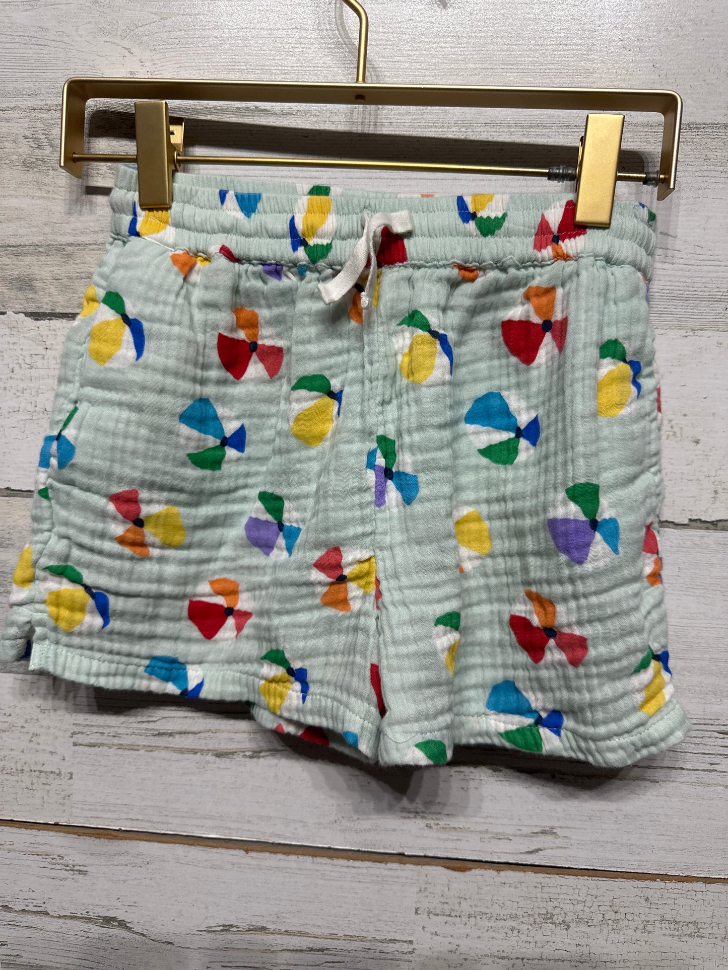 Primary Brand Beach Ball Cotton Shorts - Girls Size 8-9 - Very Good Used Condition