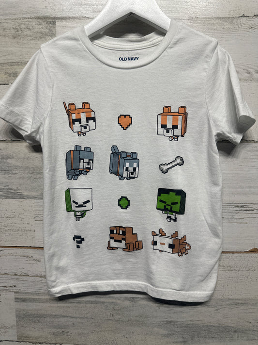 Old Navy Size 5 XS Block Character Shirt VGUC