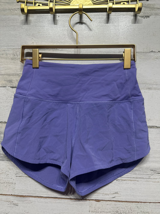 Women’s Size 0 Lululemon Lined Speed Up Shorts - Very Good Used Condition