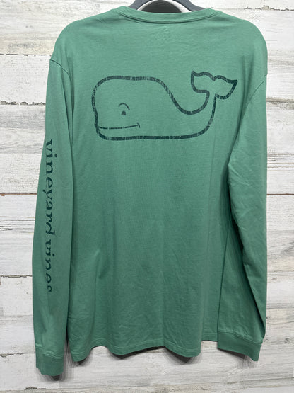 Vineyard Vines Men’s Medium Green Long Sleeve Shirt VGUC
