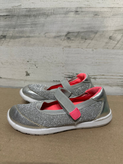 Size 12 (Kids) Cat and Jack Silver Sparkle Shoes - Good Used Condition*