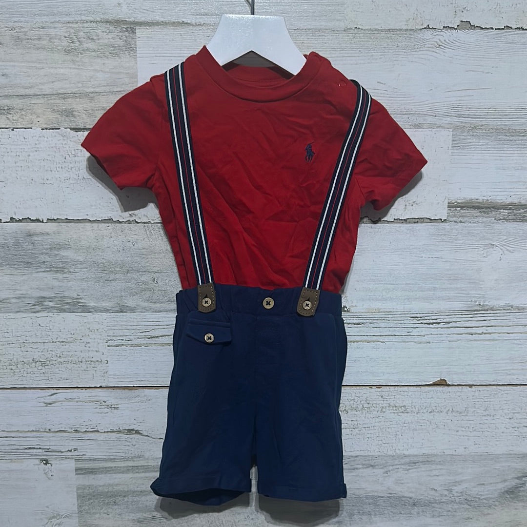 Boys Size 12m suspender outfit - play condition