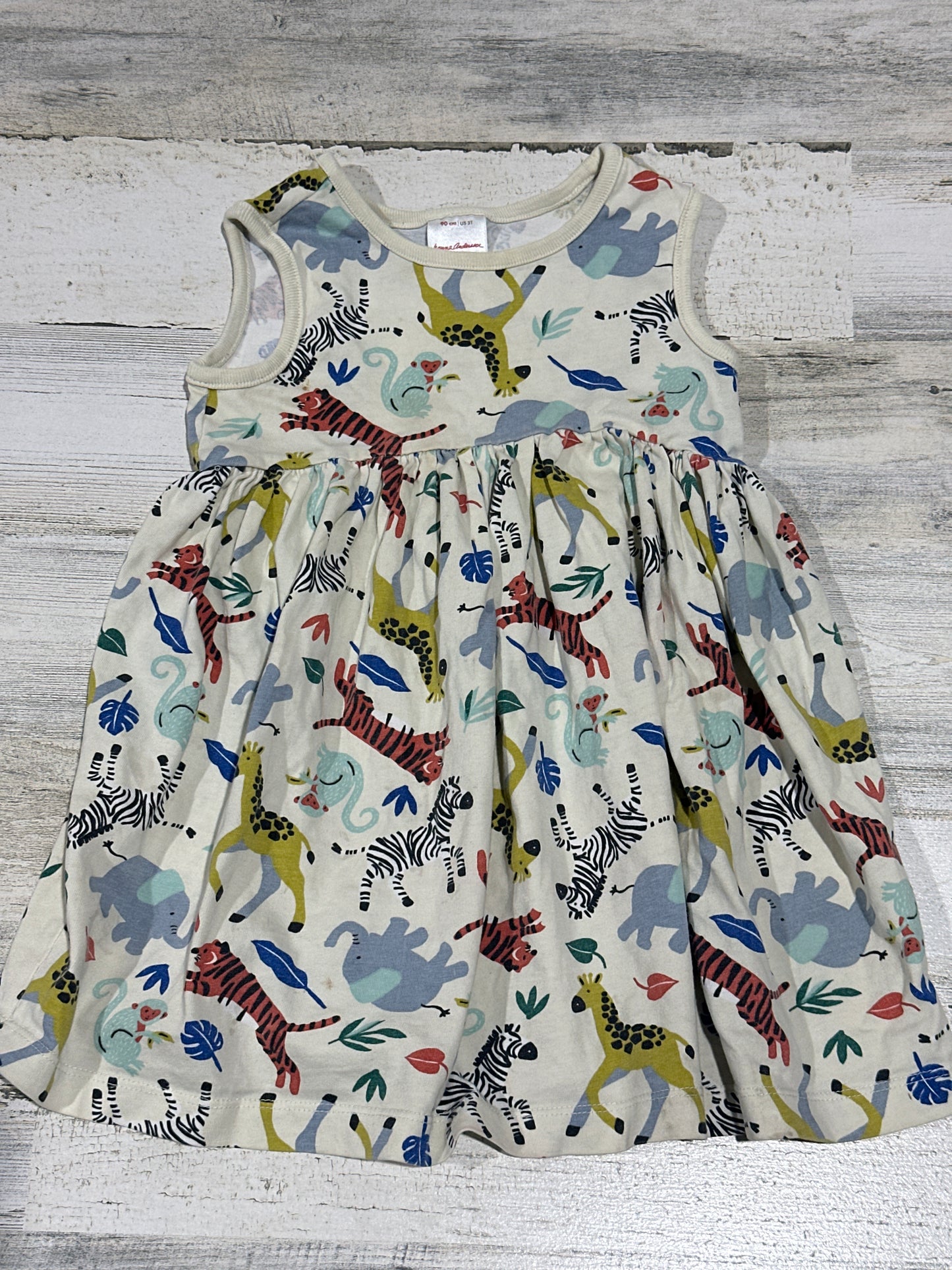 Hanna Andersson Animal Dress - Girls Size 3t (90cm) - Play Condition*