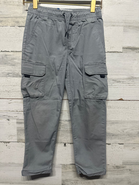 Boys Size 6-7 (Small) Old Navy Tech Taper Quick Dry Grey Pants - Play Condition*