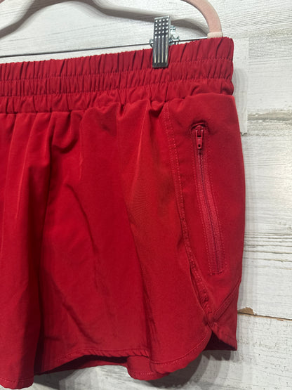 Women's Size XL Red Lined Athletic Shorts - Very Good Used Condition
