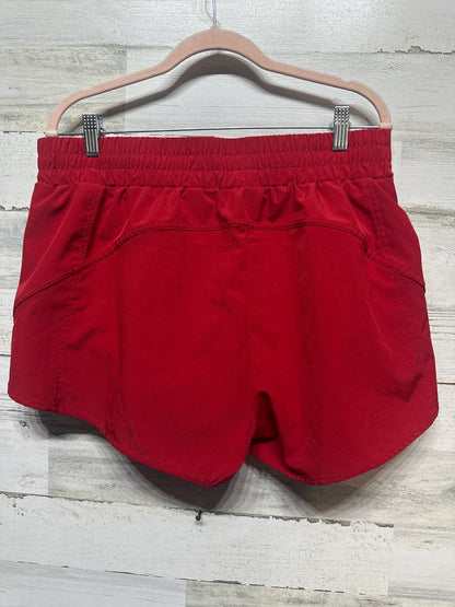 Women's Size XL Red Lined Athletic Shorts - Very Good Used Condition
