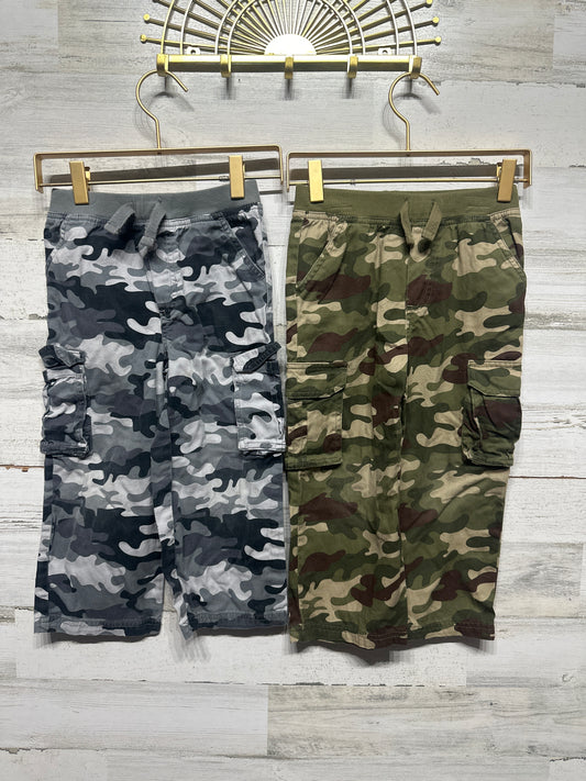 Boys Size 4t Garanimals Camo Pants Lot (2 Pieces) - Good Used Condition
