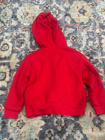 Polo Ralph Lauren Boys 2 / 2T Red Full Zip Hooded Jacket VGUC*