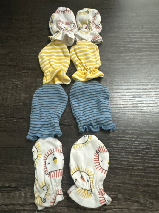 Infant Hand Covers - Size Newborn - 3m - Very Good Used Condition