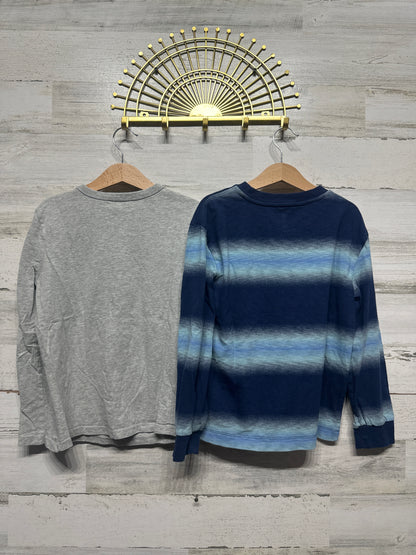 Boys Size Small (6-7) GAP Long Sleeve Shirt Lot (2 Pieces)  - Very Good Used Condition