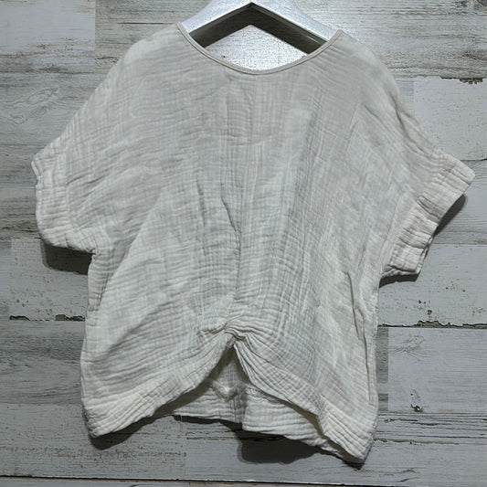 Girls Size Large Copper Key white boxy shirt - good used condition