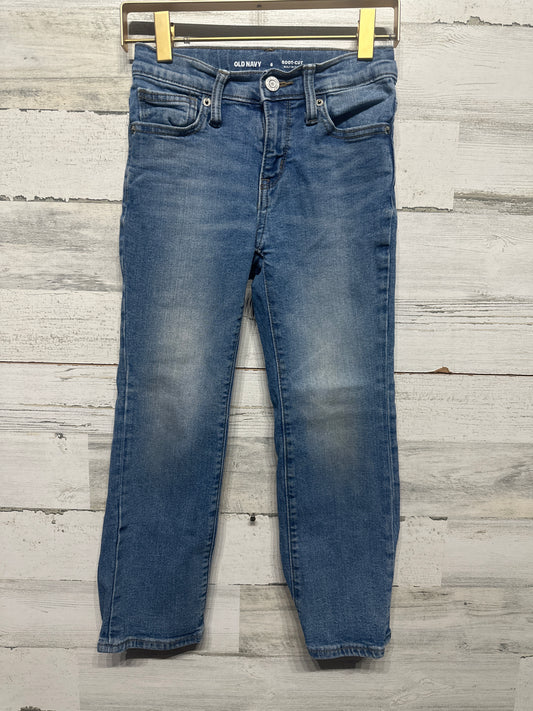 Boys Size 6 Old Navy Boot Cut Built in Flex Adjustable Waist Jeans - Very Good Used Condition
