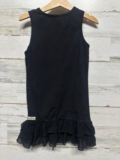 Size 8 Sew Sassy Black Sleeveless Ruffle Tunic - Very Good Used Condition