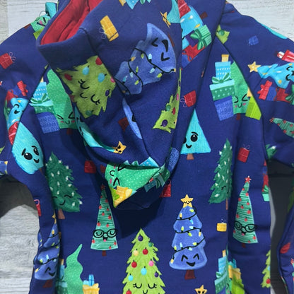 Size 18-24m Birdie Bean bamboo fleece lined holiday tree hoodie- new with tags