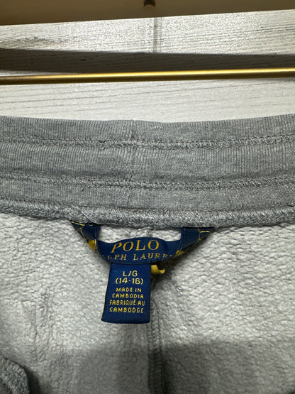 Polo Ralph Lauren Grey Shorts - Boys Size Large 14/16 - Very Good Used Condition