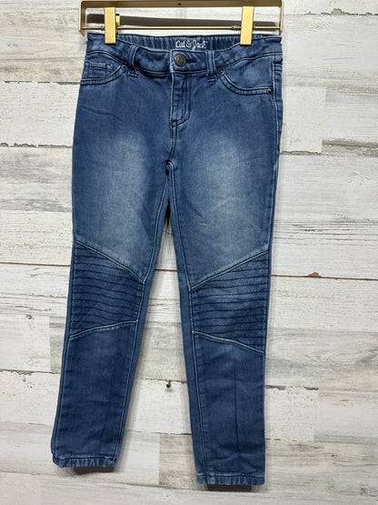 Moto Jeggings - Cat & Jack Adjustable Waist - Girls Size 8 - Very Good Used Condition