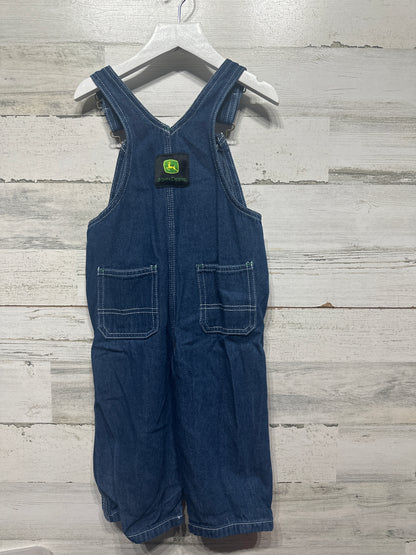 Boys Size 2t John Deere Overalls - Very Good Used Condition