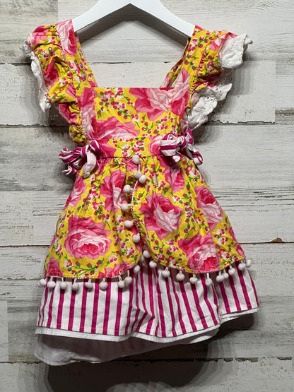 Girls Size 3t Runaway Pony Floral Dress - Play Condition