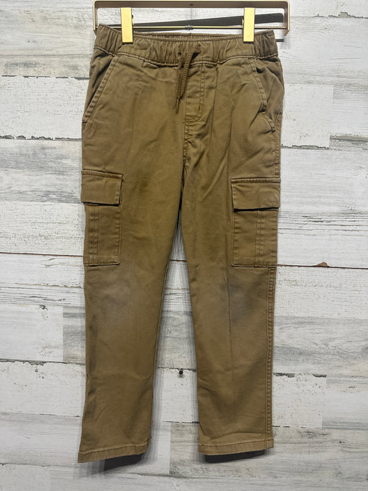Boys Size 6 Cat and Jack Khaki Tapered Cargo Pants - Play Condition*