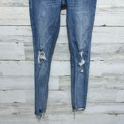 Women’s Size 22 (fits like 00) KanCan signature jeans - mid rise ankle skinny - distressed - very good used condition