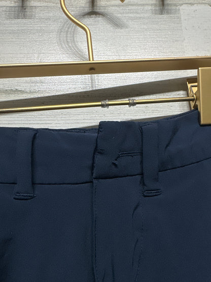 Boys 5/6 Abercrombie Kids Navy Blue Adjustable Waist Performance Shorts - Play Condition*