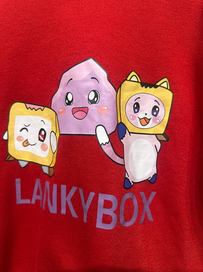 Boys Size 6 Lankybox Hoodie - Good Used Condition