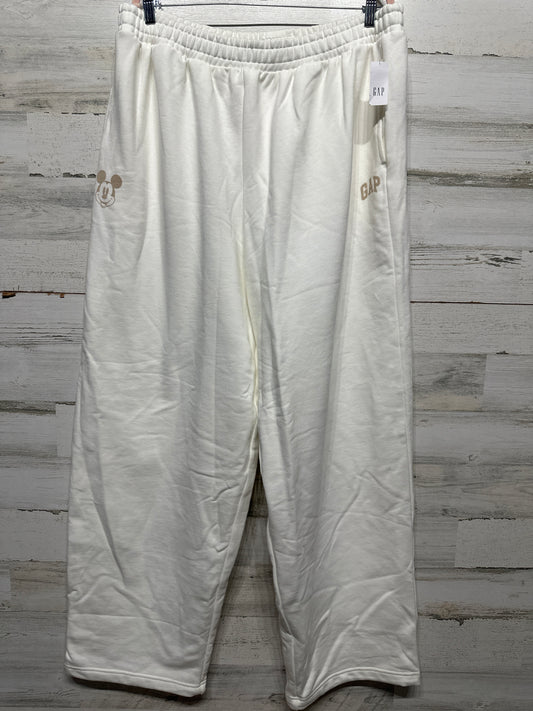 Women's Size Large Tall Gap Disney Mickey Mouse Wide Leg Baggy Sweatpants - New With Tags
