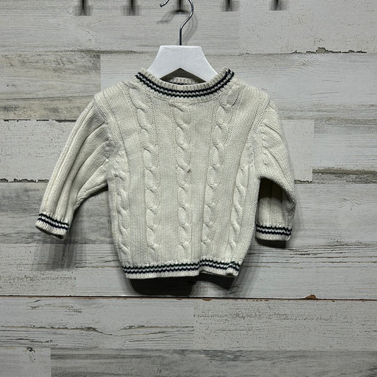 Boys Size 12m All Mine Vintage Cable Knit Sweater - Good Used Condition